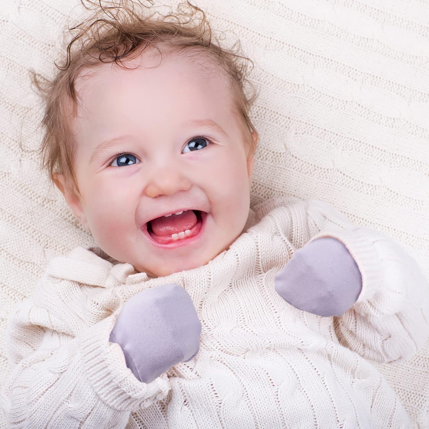 9 Pairs Newborn Baby Mittens Infant Toddler Gloves No Scratch Mittens Unisex Cotton Gloves for 0-6 Months Baby Boys Girls - Image 5